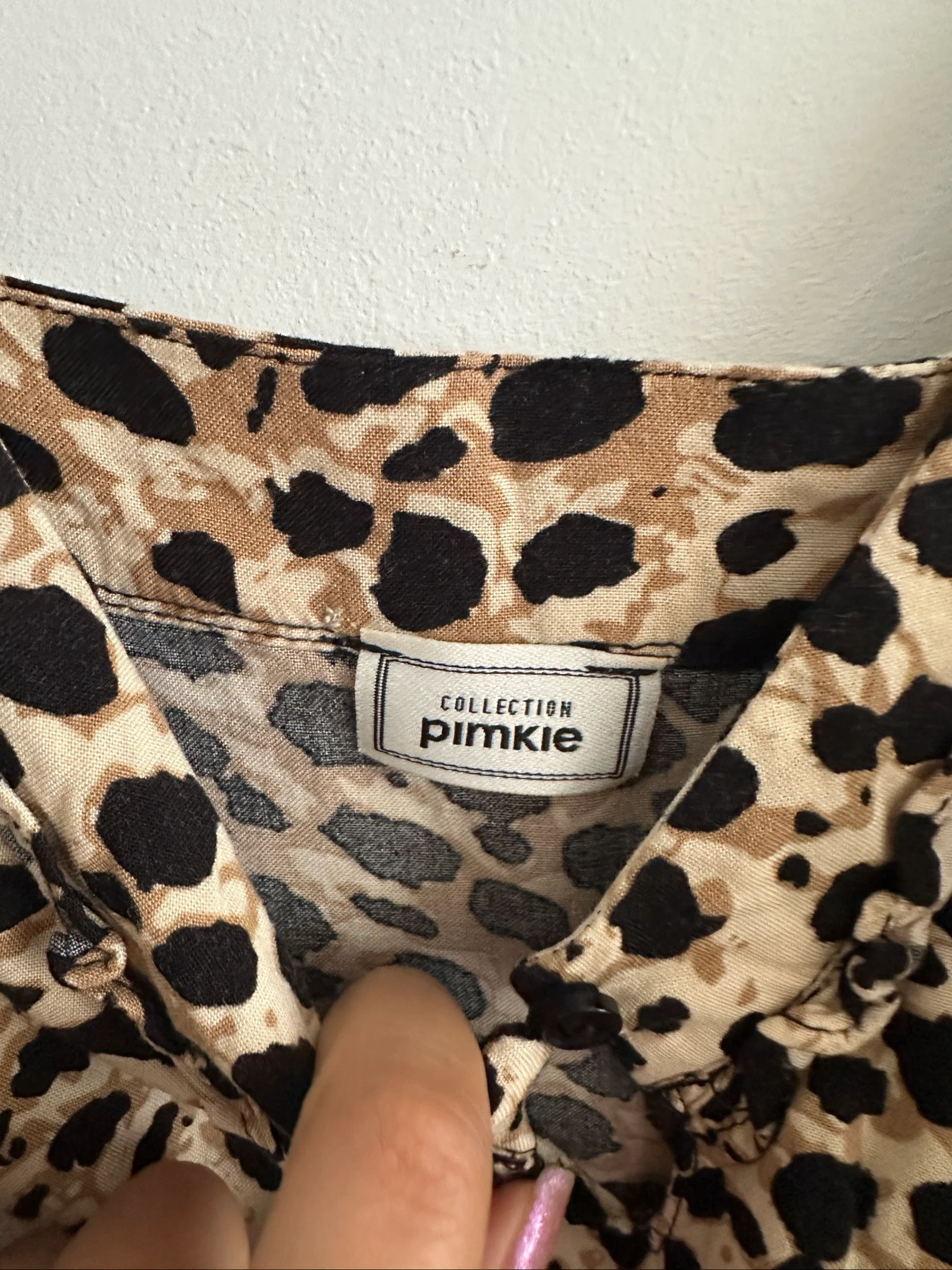 Vestido corto de leopardo Pimkie (con bolsillos) - Talla S (36) – photo 2